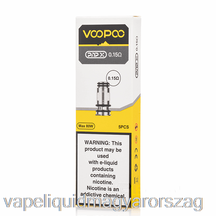 Voopoo Pnp-x Cseretekercsek 0,15 Ohm Pnp-x Tekercsek Vape Toll